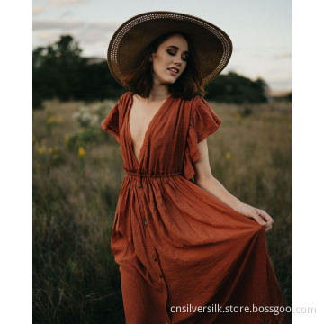 Beachwear Women Swimwear Cover Up Cotton